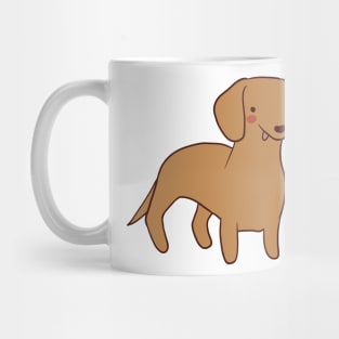 Cute hotdog dog illustration Mug